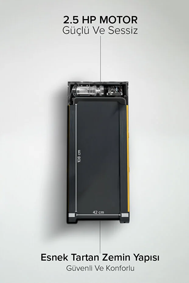 Proforce Pasifik 2.50 Hp Katlanılabilir Led Göstergeli Koşu Bandı